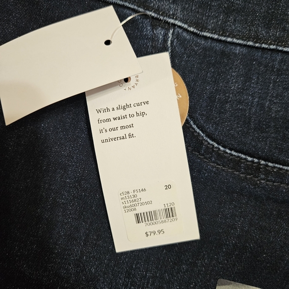 NWT Lane Bryant Jegging with Magic Flex Waistband MediumWash with Studs, 20 - Picture 4 of 6